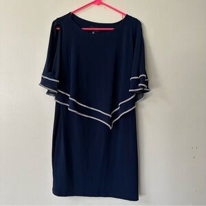 Blue Dress with Rhinestones